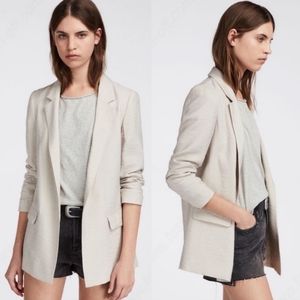 All Saints Cream Blazer